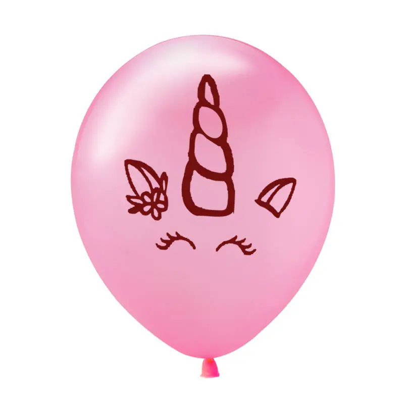 15 шт. 12 дюймов Единорог латексные конфетти для воздушного шара костюм с пайетками на день рождения украшения принадлежности Детские шары детский душ воздушные шары