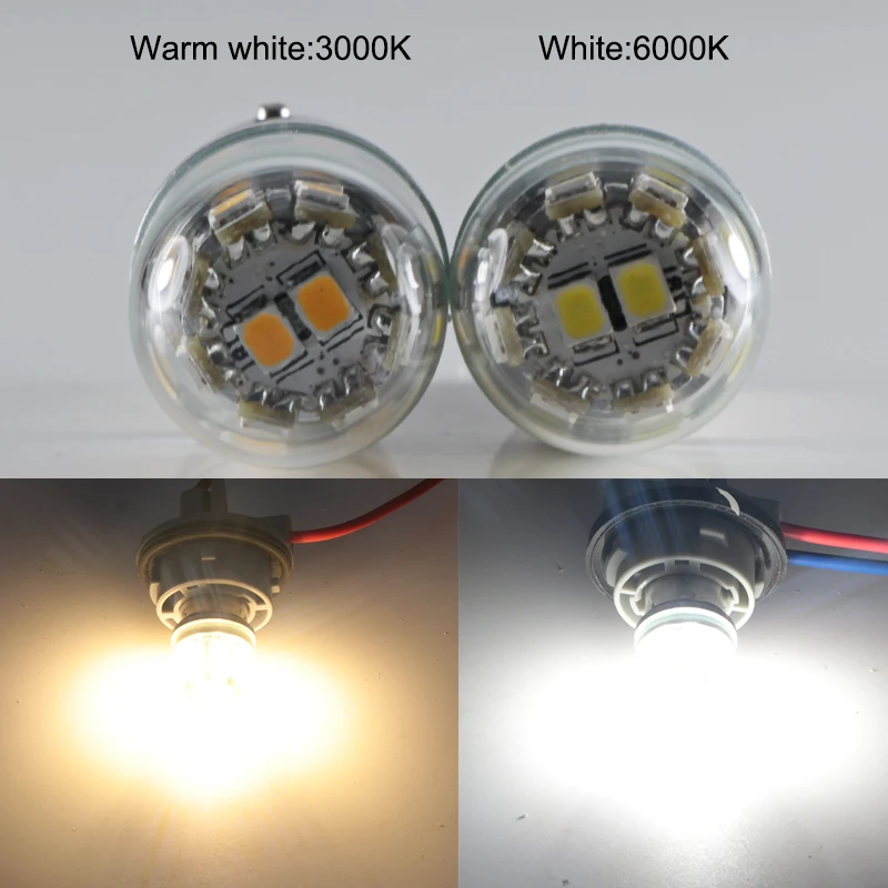Bombilla bay15d p21 5 Вт 1157 6V 12 V светодиодные лампы авто супер 3 тормоз противотуманных фар
