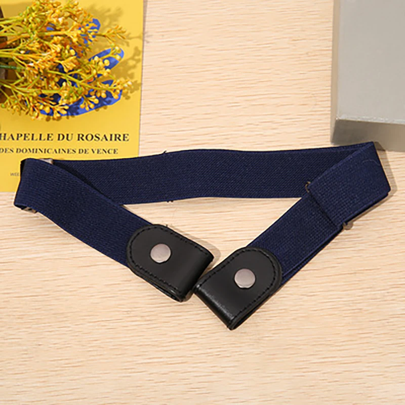 New men's and women's invisible belt without buckle seamless lazy belt wild elastic elastic jeans belt decoration ins wind mens fabric belts Belts