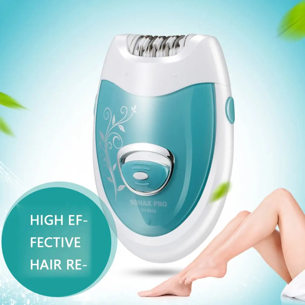 

New Sn8666 Electric Hair Remover Woman With Multi-Function Two-In-All Hair Removal To Dead Skin Grinder To Calluses