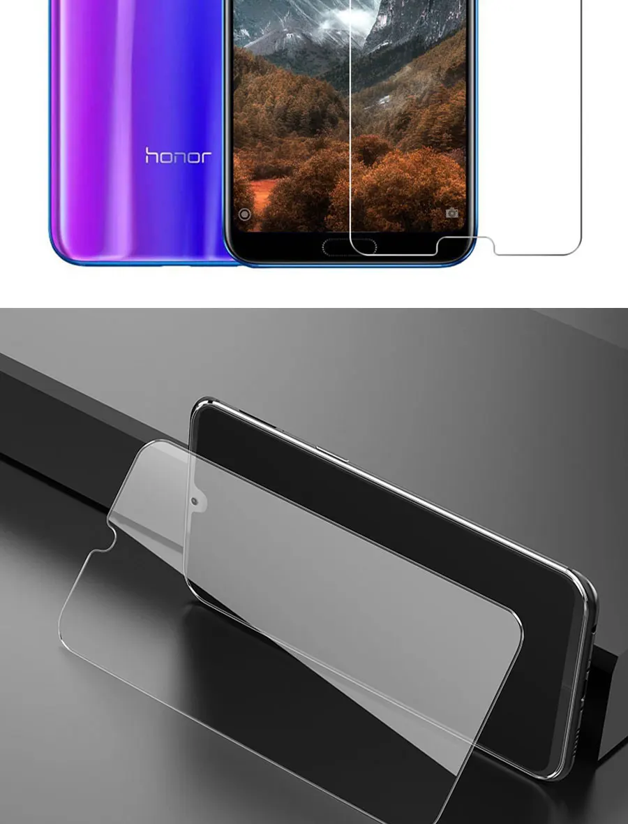 9H 2.5D Закаленное стекло для huawei Honor 7A 7C Pro RU протектор экрана на Honor 8 9 Lite 9X 8X 8A 8C 10 Lite защитное стекло