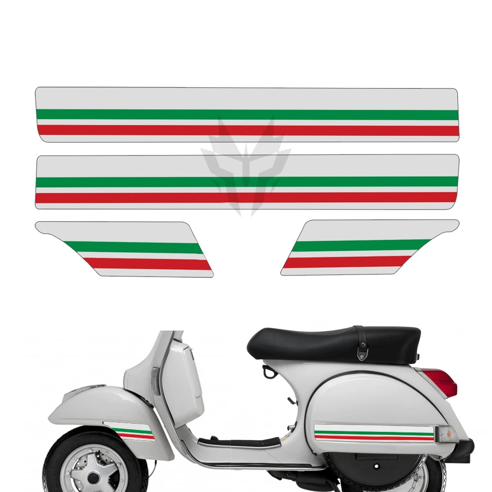 reflectantes para Panel lateral de motocicleta, decoración, protección, funda Vespa T5 Scooter 5|Calcomanías y pegatinas| - AliExpress