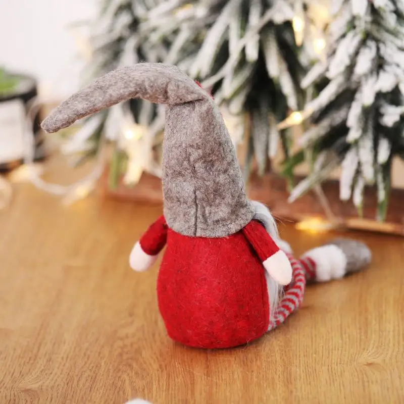 Счастливого Рождества шведский Санта гном плюшевые куклы орнамент игрушечные эльфы праздничные украшения для домашнего праздника подарок для детей