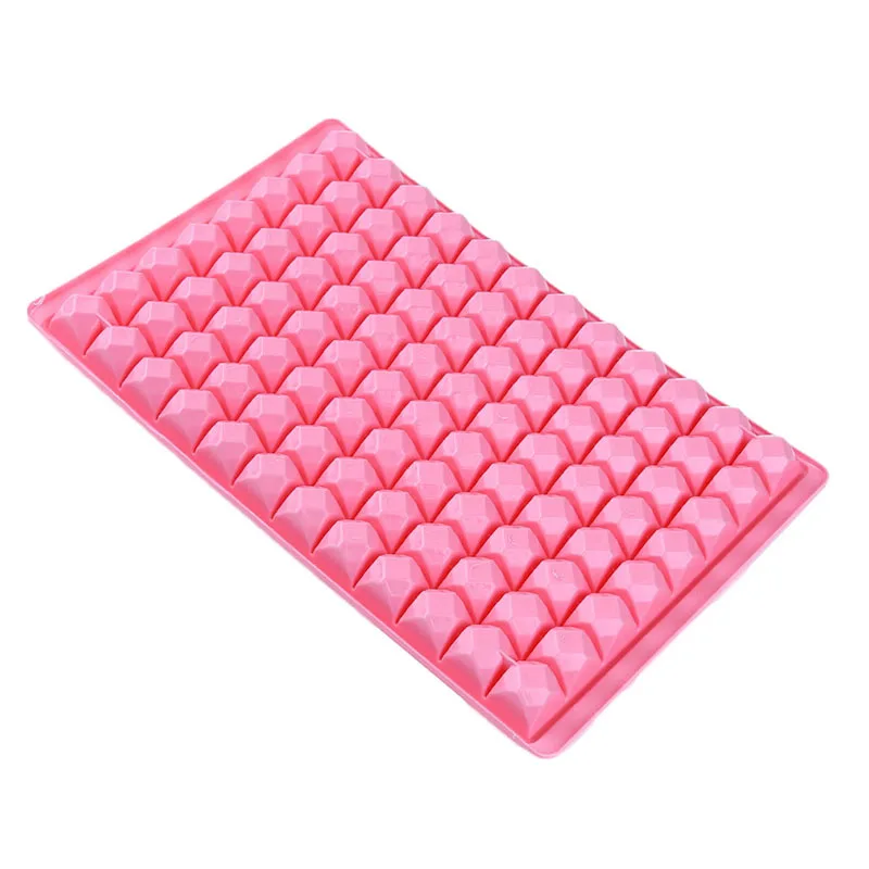 pink 96 трубок, сделай сам, креативный кубик льда, силиконовый лоток для льда, кубик для льда, бар, кухонные принадлежности, инструменты, форма для льда - Цвет: pink