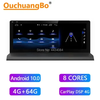 شراء Ouchuangbo 4G الروبوت 10 سيارة راديو الوسائط المتعددة ل 10.25 بوصة لكزس NX NX200 NX200T NX300 300h 2014-2016 مع 8 النواة 64GB CarPlay