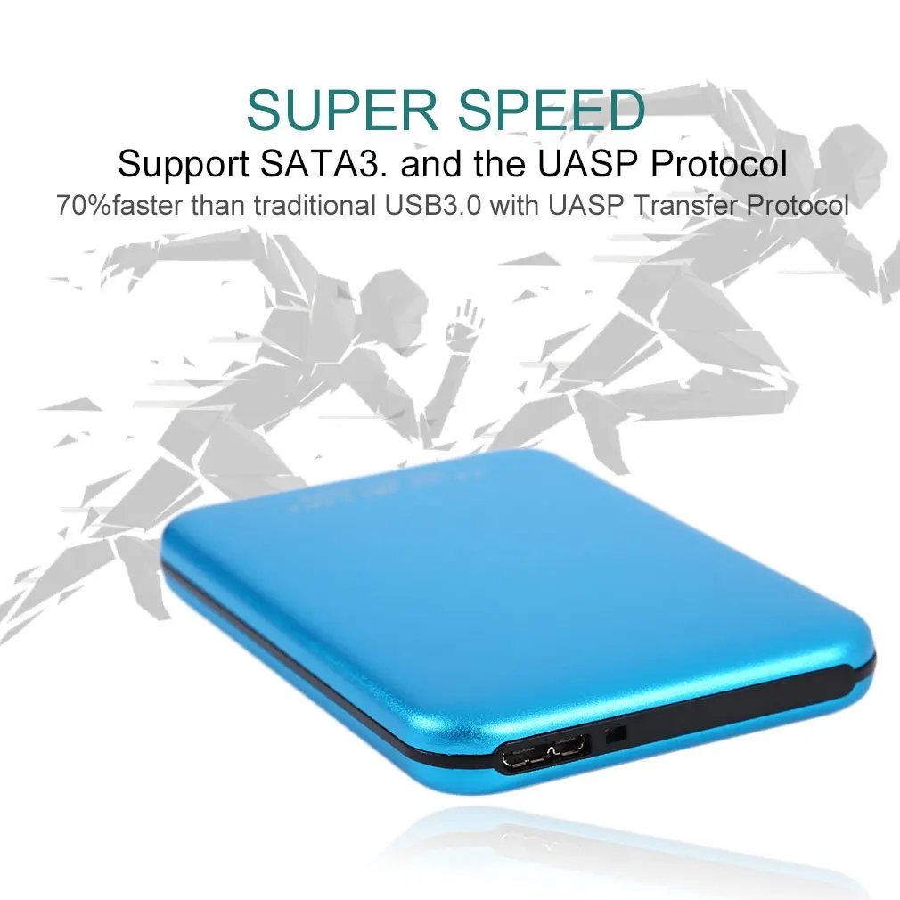 Профессиональный 2,5 дюймовый USB 3,0 HDD чехол жесткий диск SATA Внешний USB3.0 HDD корпус