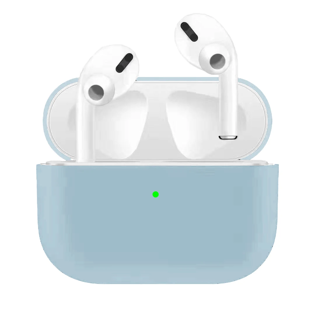 100 шт высококачественный силиконовый чехол для Air podsPro для наушников с голубыми зубами, защитный чехол для Airpods Pro в розничной упаковке