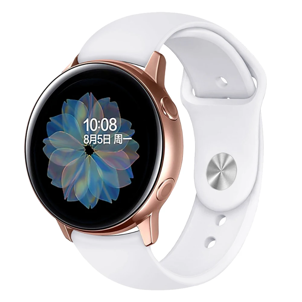 Galaxy watch Active 2 band для samsung galaxy watch 42 мм gear sport 20 мм ремешок для часов amazfit bip huawei watch 2 pro Аксессуары