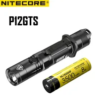 NITECORE P12GTS светодиодный фонарик Cree XHP35 HD 1800 лм водонепроницаемый тактический фонарь с 18650 батареей для кемпинга