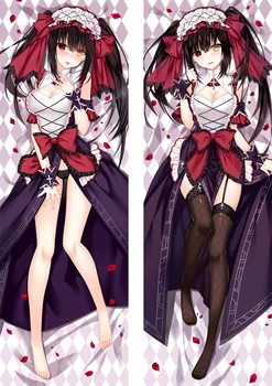 

Anime DATE A LIVE Pillow Covers Tokisaki Kurumi Dakimakura Case Sexy Girls 3D Double-sided Bedding Hugging Body Pillowcase 03