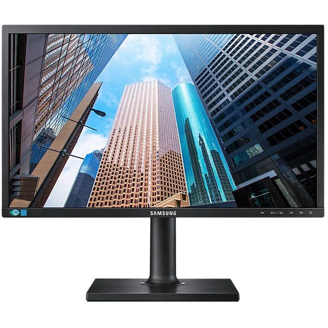 Монитор Samsung 24" S24E650DW черный PLS LED 16:10 DVI DisplayPort Mat HAS Pivot 250cd USB