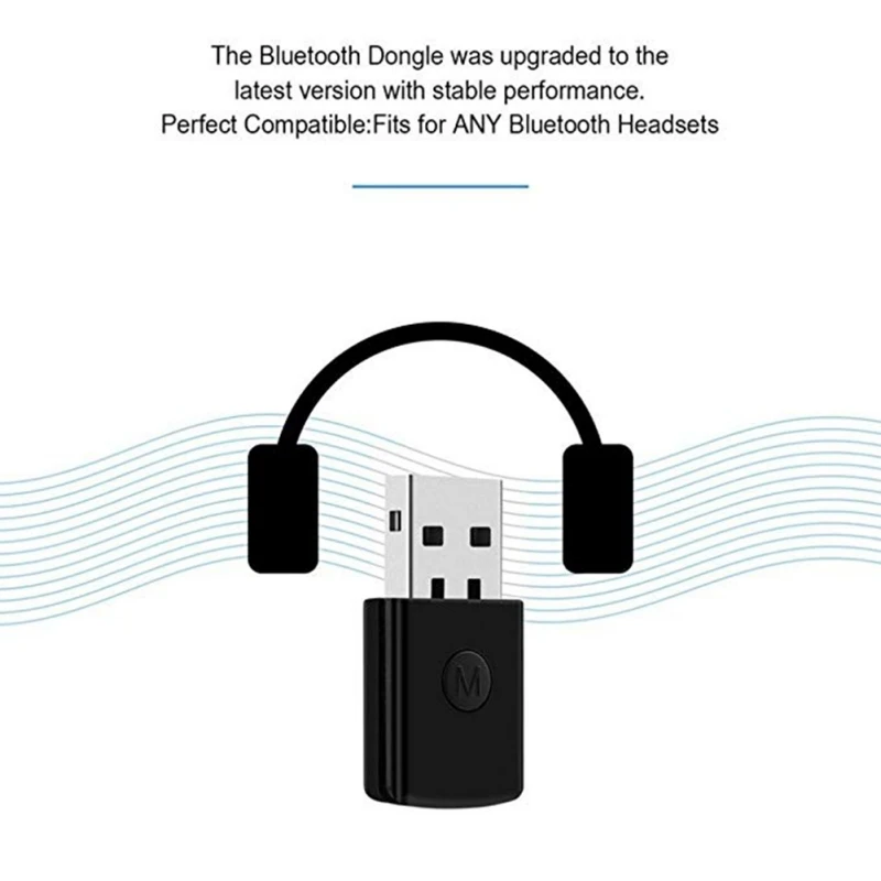 ONEWELL 3,5 мм Bluetooth 4,0+ EDR USB Bluetooth ключ последняя версия USB адаптер для PS4 Bluetooth гарнитуры
