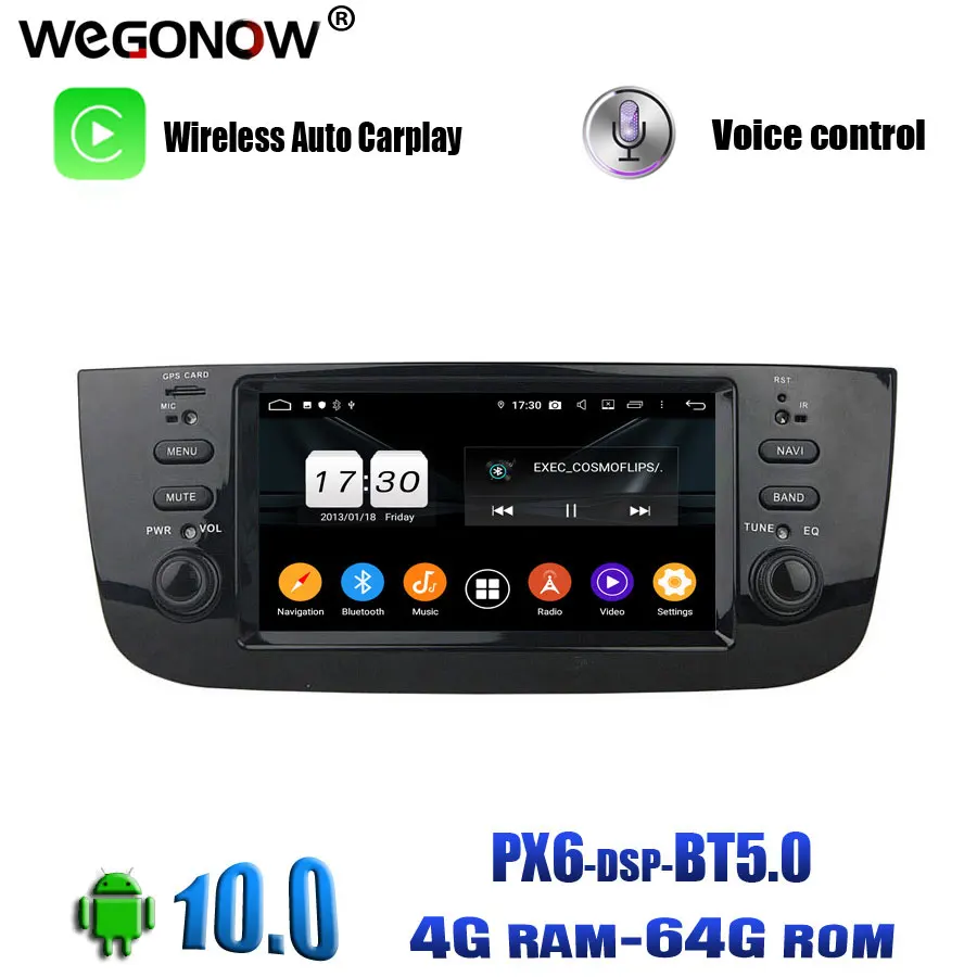 DSP TDA7851 Android 10 0 8 ядер 64 Гб ПЗУ для Fiat LINEA 2014 2015 автомобильный DVD плеер GPS Glonass Map RDS