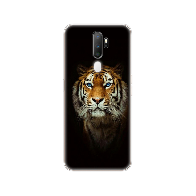For Oppo A9 A5 2020 Case Soft TPU Phone Shell Back For OPPOA9 OPPOA5 A 9 Coque A 5 Cover Silicon Protective Funda 6.5" cat