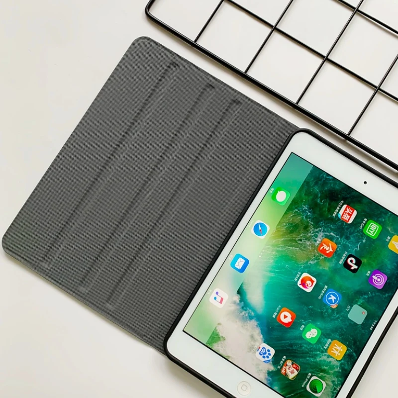Автоматический будильник смарт-чехол с подставкой для Планшеты ipad Mini1 на возраст 2, 3, 4, 5, ipad air 2 3 pro 10,5 Мультфильм защитный чехол для ipad 2, 3, 4 18 9,7