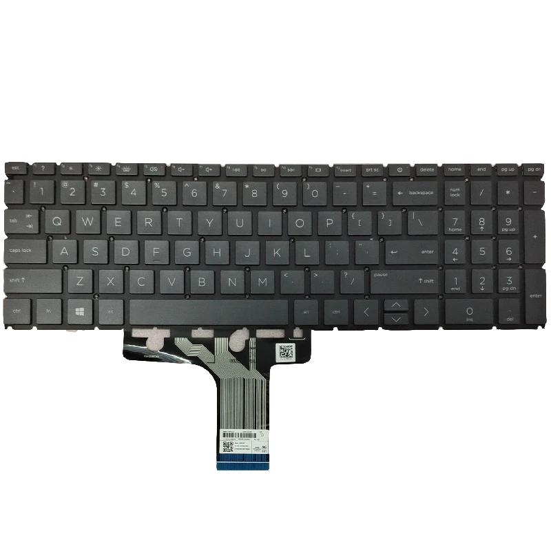 Teclado Retroiluminado dos Eua para hp Pavilion 15-eg 15-eh Tpn-q246 Tpn-q245 Inglês com Retroiluminação Novo - Imagem 3