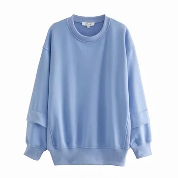 

Women O-Neck Long sleeve Knitting Pullovers Casual Lady Loose tops Fashion woman Sweatshirts SW833