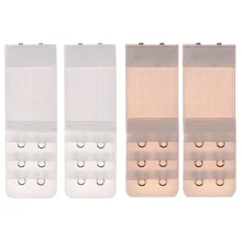 4 шт., 2 крючка, удлинитель для бюстгальтера для женщин, эластичный удлинитель для бюстгальтера, пряжка, ремень, удлинитель, регулируемые аксессуары для женщин, нижнее белье