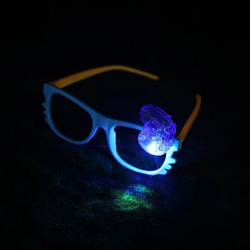 Солнечные очки с подсветкой hello kitty вечерние принадлежности праздничный подарок светящаяся Новинка
