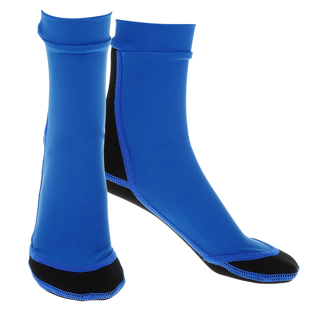 Неопреновые Пляжные Носки для Аква-йоги, игра с песком, для подводного плавания и всех видов спорта, для подводного плавания - Цвет: L Blue