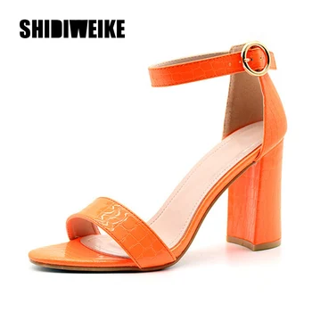 

2020 Summer High Heels Shoes Women Sandals Peep Toe Sexy Party Female Ladies Shoes Woman Sandalias R363