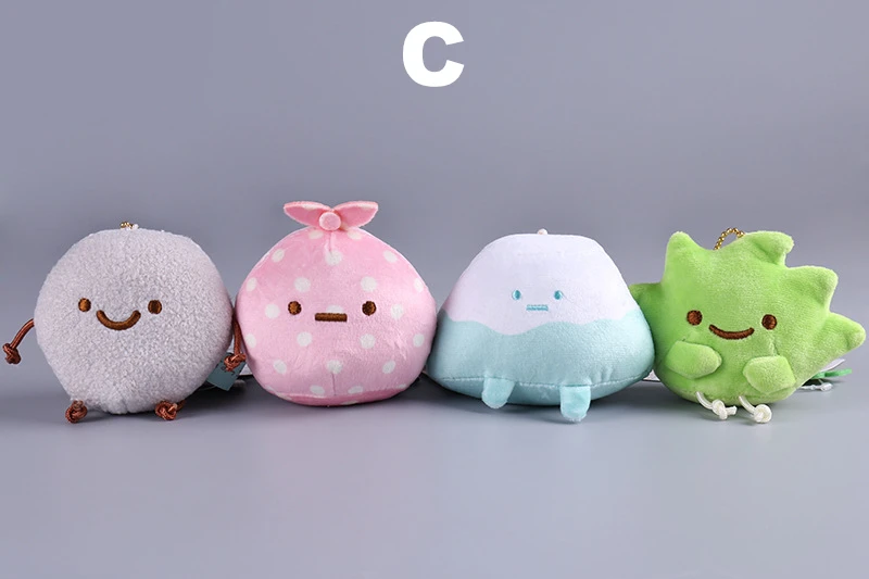 Sumikko Gurashi Keychain Ornament Peluche 8cm Stress Relieve Doll Kids Girl Cute Birthday Gift Plush Suffed Toys Kawaii Animal (13)