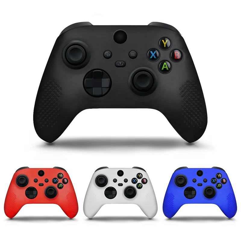 

For Xbox Series X Controller Gamepad pure color Silicone Cover Rubber Skin Grip Case Protective For Xbox Series X Joystick