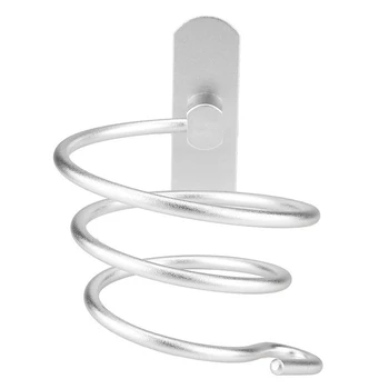 

HOT SALE Wall Mounted Hair Dryer Holder,Spiral Hair Care Tools Hanging Rack Organizer for Blow Dryer,Hair Dryer Storage Organize