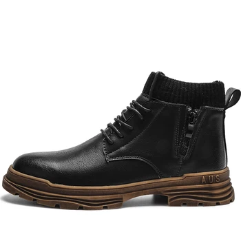 

Fall and winter, new mid-top work shoes, Martin boots, men's work shoes