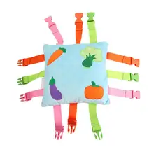 Универсальное Детское обучение жизненным игрушка montessori детские плюшевые путешествия игрушки для активных игр для детей раннего образования Цвет, подходящая для игры