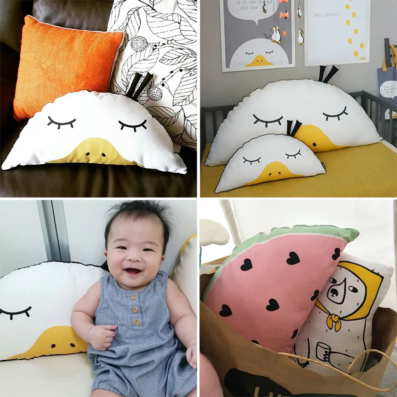 Koodykids/декоративная подушка в скандинавском стиле для детской комнаты для мальчиков и девочек, декоративная подушка в виде кролика и медведя, декор для детской комнаты