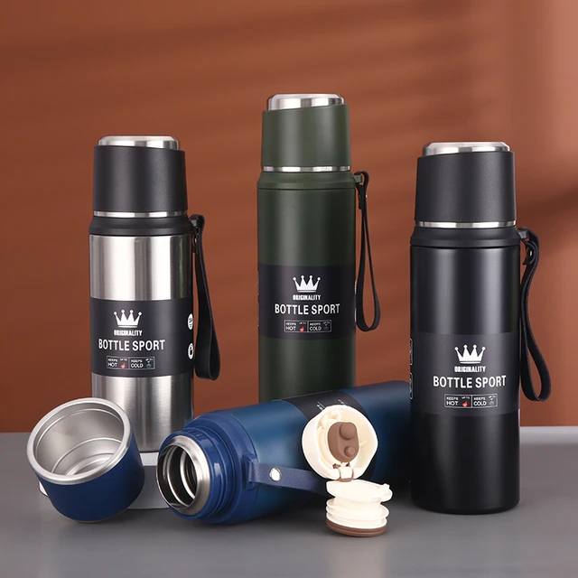 1500ml Coffee Thermos Bottle Keep Hot Cold Big Stainless Steel Thermal  Vacuum Flasks Water Bottle Tea Coffee Kettle 1000ml - AliExpress