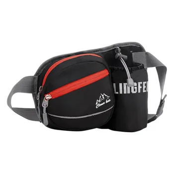 

Large Capacity running waist bags with bottle Pockets For Men And Women Outdoor Sports Bag Waist Packs fanny pack