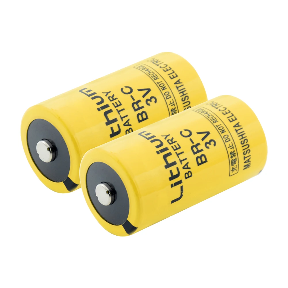 YCDC для Fanuc Контролируемая 3V BR-C литий-ионный аккумулятор с ЧПУ система резервный аккумулятор 2200 мАч компьютер резервный аккумулятор 2 шт