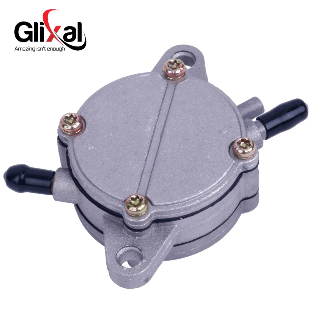 fuel petcock valve motorcycle fuel pump Glixal Gas Vacuum Fuel Pump Valve Petcock Switch for GY6 125cc 150cc Moped Scooter ATV Go-Kart