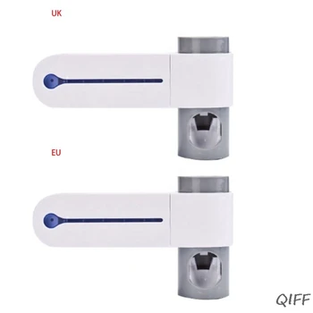 

2 In 1 UV Light Disinfect Toothbrush Sterilizer with Automatic Toothpaste Holder