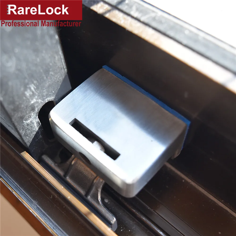 Rarelock детское защитное стекло замок для раздвижной двери ванная комната Домашняя безопасность анти-thef оборудование офисный продукт Балкон DIY MMS259 ff