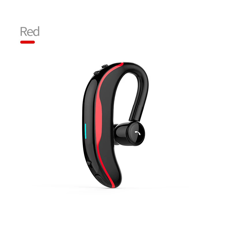 Беспроводные Bluetooth наушники, стерео гарнитура, деловые Bluetooth наушники с микрофоном, голосовое управление для телефона, Bluetooth наушники - Цвет: Красный