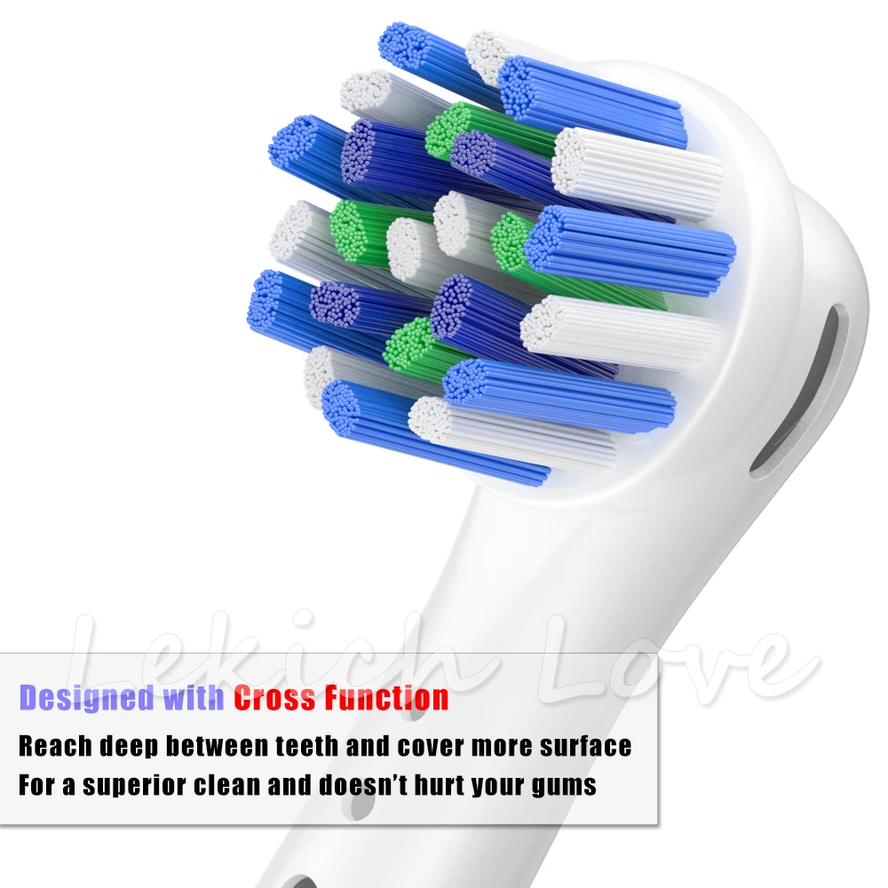 4 насадки для зубной щетки Oral B Cross Action|Насадки зубных щеток| |