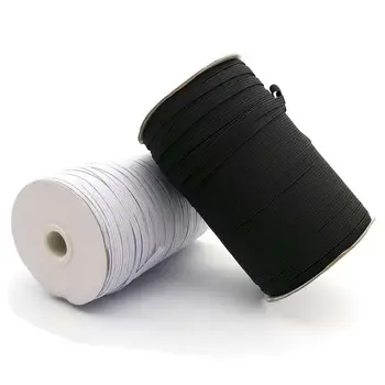 

165 Yards Elastic Band Flat Stretchy Cord DIY 3mm 4mm 5mm 6mm