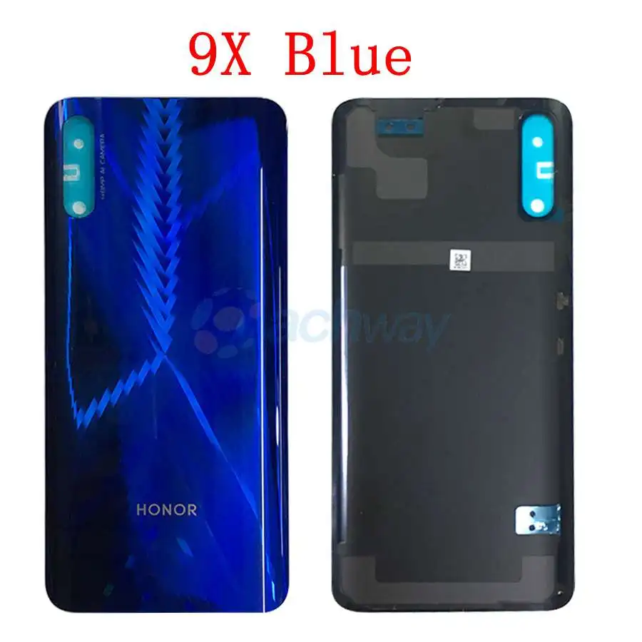 Заднее стекло для huawei Honor 9X 8x крышка батареи Панель задняя дверь для huawei Honor 9X Pro Корпус чехол замена крышка батареи