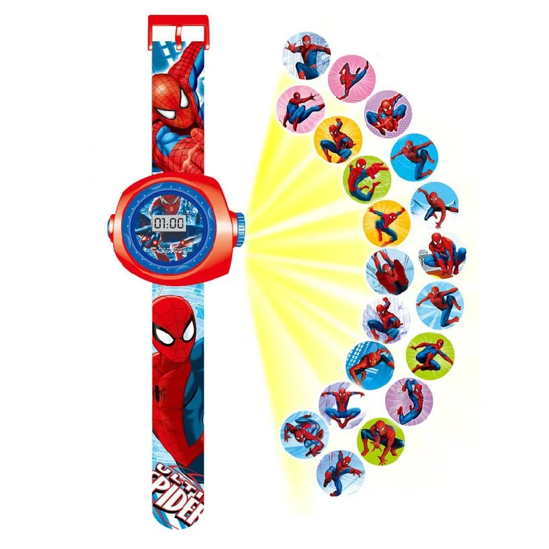 Princess Elsa Spiderman Kids Watches Projection Cartoon Pattern Digital
Children watch For Boys Girls Display Clock Relogio
