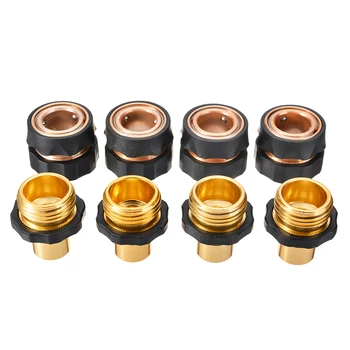 

3/4 Inch Brass Quick Connector Nipple Garden Tap Irrigation Connector Female Thread Adapter Garden Water Connectors