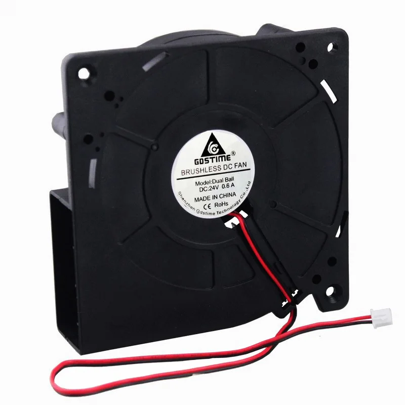 Gdstime-ventilador Portátil para Resfriamento Ventilador pc com Bola Dupla de 120 mm x 120 mm x 32 mm 120x32 mm Peças - Imagem 2