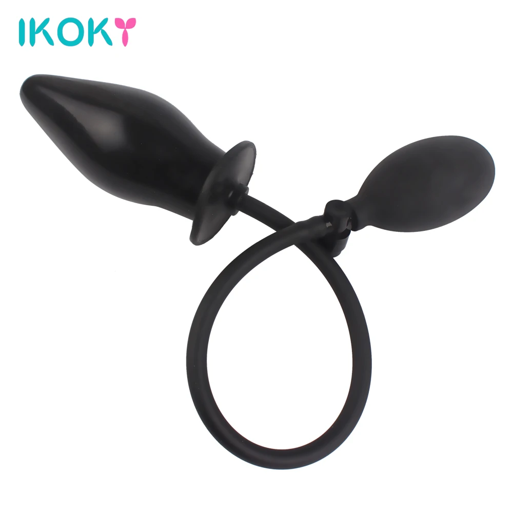 Inflatable Anal Plug Butt Dilator Vaginal Expander Sex Toys for Women Men Adults