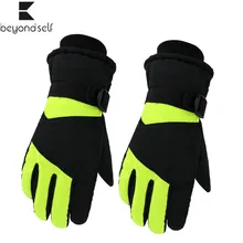 Унисекс уличные лыжные перчатки с подогревом зимние снегоходы водонепроницаемые теплые варежки для катания на лыжах, мотоцикле, сноуборде, лыжах, снежные перчатки для велоспорта