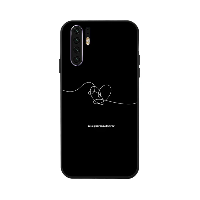 3D DIY Окрашенный черный чехол huawei P30 P20 Pro Чехол Силиконовый задний Чехол для huawei P20 Lite P10 PLUS P30 Lite чехол s чехлы бампер - Цвет: X088