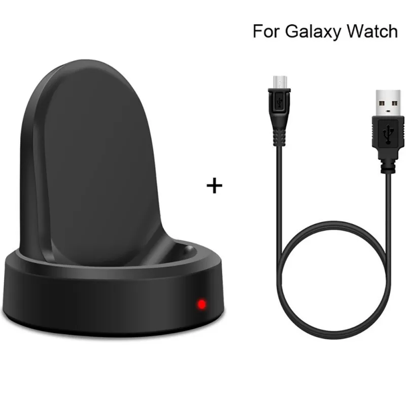 Samsung galaxy watch SM-R800 46 мм серебристый корпус+ Беспроводное зарядное устройство samsung Pad