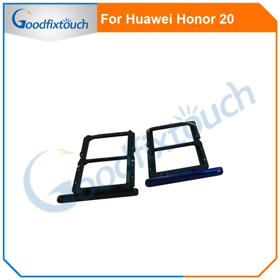 Для huawei Honor 20 Pro лоток sim-карты+ микро SD карты адаптер слот для гнезда держатель для huawei Honor 20 ремонт Запчасти