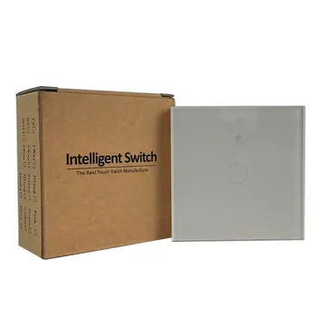 

1/2/3 Gang 86# Crystal Panel Glass Light Switches,Wall Light Switch High Sensitive Touch Wall Touch Switch